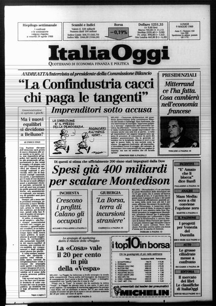 Italia oggi : quotidiano di economia finanza e politica